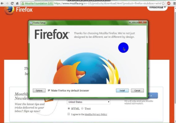 why does update of mozilla firefox 64 bit for windows 10 not work